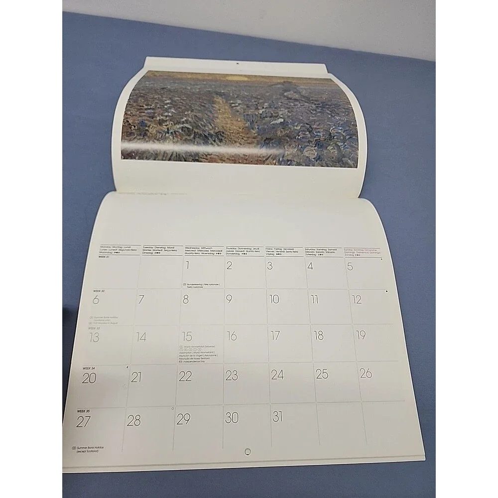 Taschen Calendar 2007 Van Gogh Made In Germany EUC From Amsterdam